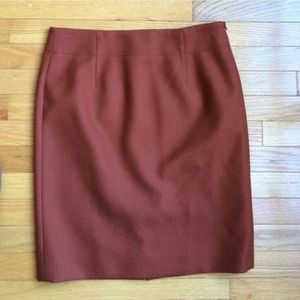 J. Crew wool pencil skirt