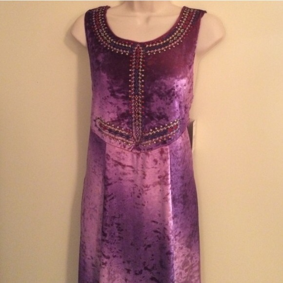 π΄SOLDπ΄SALE πHPπ NWT Free People Purple  Maxi - Picture 3 of 4
