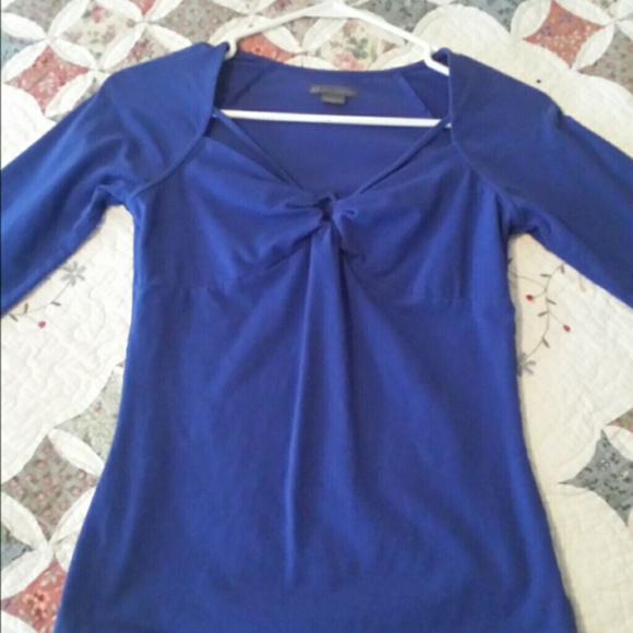 A/X Armani Exchange Tops - Armani Exchange royal blue long sleeve top