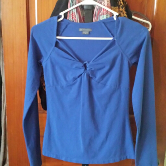 Armani Exchange royal blue long sleeve top - Picture 4 of 4