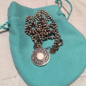 Tiffany and Co. Long ball chain and charm