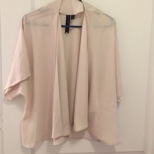 BUNDLE Beige light sweater & 5 silver bracelets