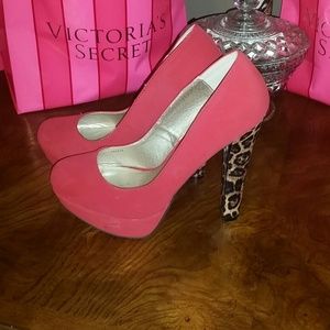 Leopard and Red Heels