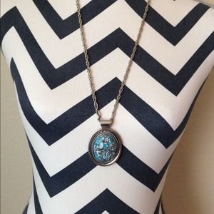 Blue pendent