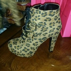 Leopard Booties