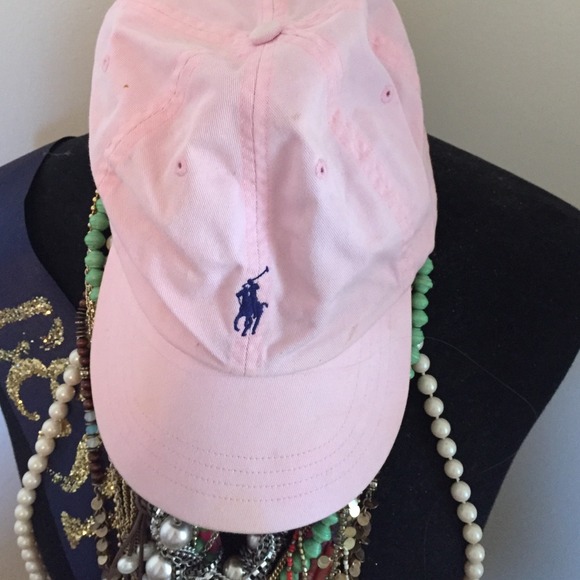 Pink Polo hat