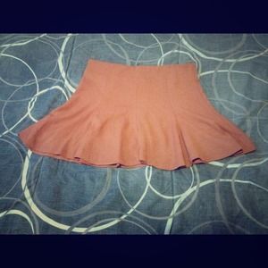 NWT Tan pleaded skirt