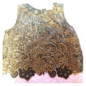 Lace crop top