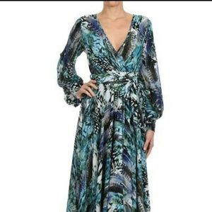 Amazing long print dress