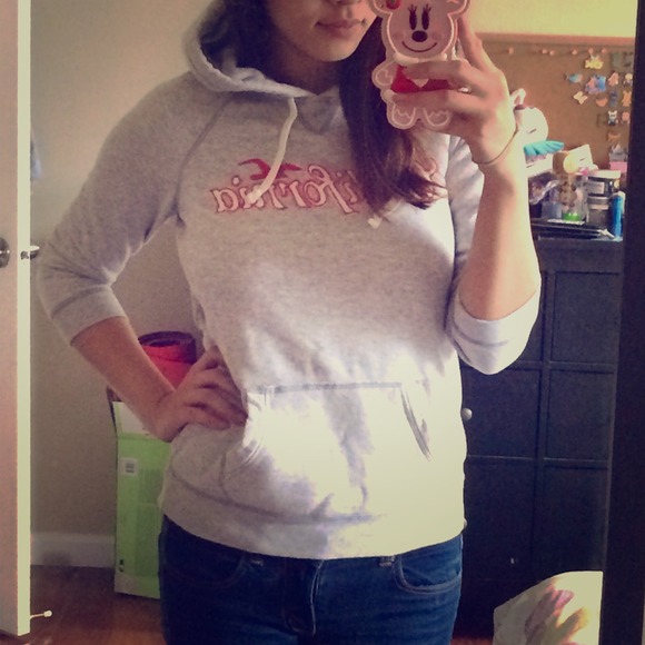 Hollister 'California' grey hoodie