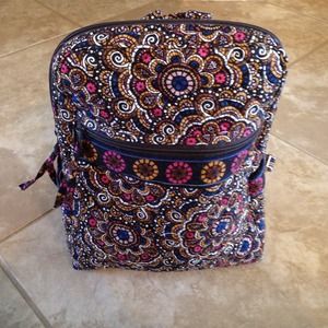 Stephanie Dawn backpack and mobile crossover