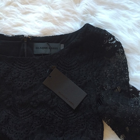⛔️BUNDLED⛔️ BLAQUE LABEL black lace sexy dress NWT - Picture 3 of 3