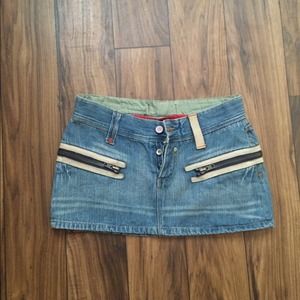 Gsus Sindistries leather zipper mini skirt 25