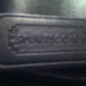 Small sport coach purse black