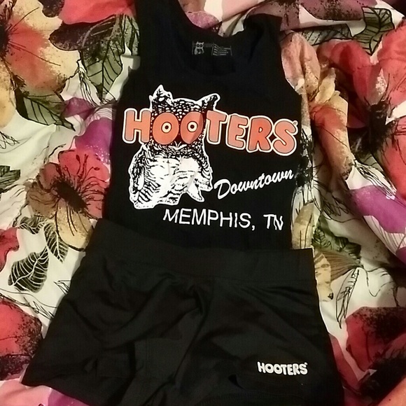hooters Other - All black hooters outfit