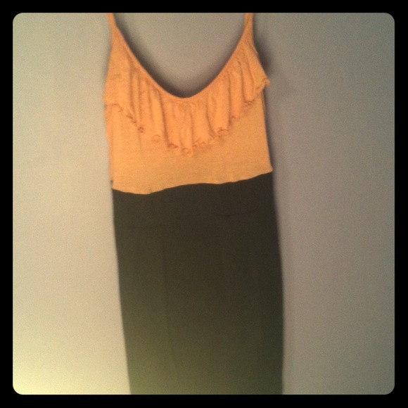 Forever 21 pink and black dress