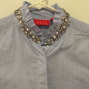 Elle button down blouse