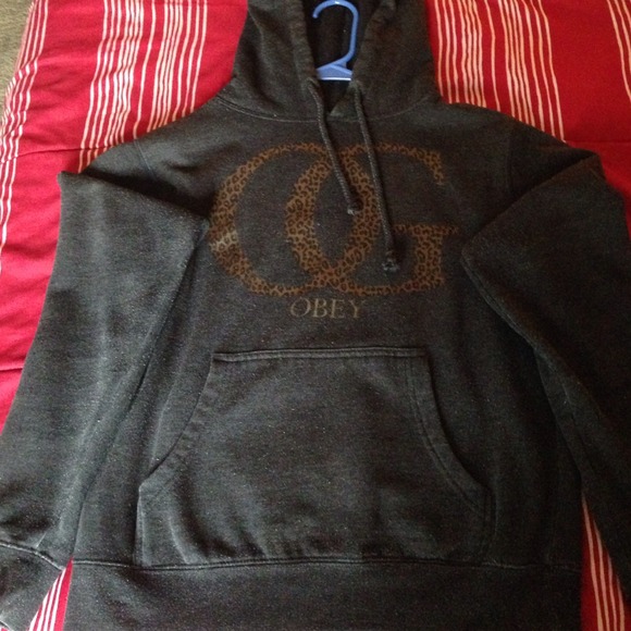 Grey Zumiez Obey Hoodie