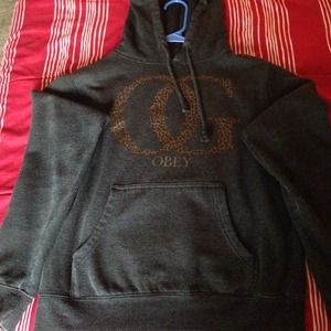 Grey Zumiez Obey Hoodie