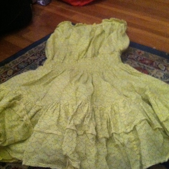 Strapless summer dress