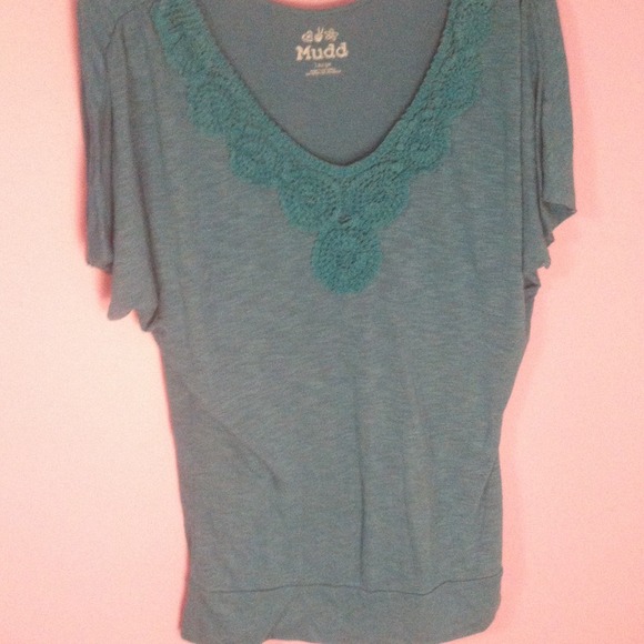 Flowy long blue Tshirt