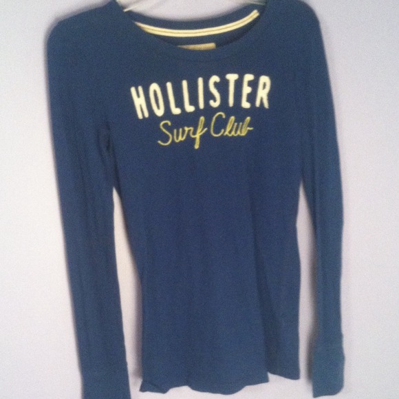 long sleeve hollister shirt