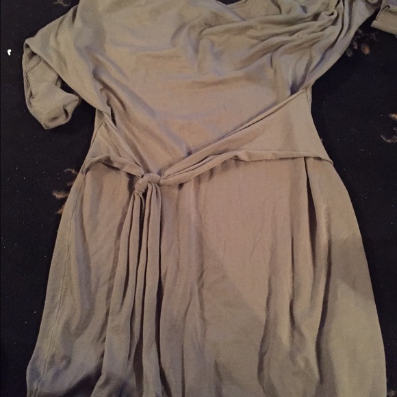 Sweater wrap dress