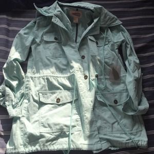 Light Mint Green Army Jacket