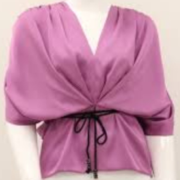 NWT $286 Robert Rodriguez Purple Kimono Style Dress Top Blouse Anthropologie