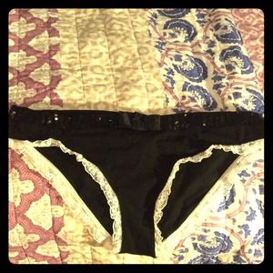 Victoria's Secret lingerie panties. Sequin & lace!