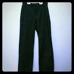 Gap pants black and white stripe
