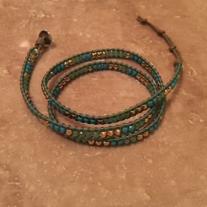 Stella and Dot Torquoise Wrap Bracelet