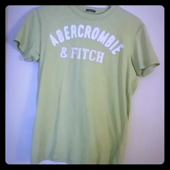 Shirt color  green and good condition Abercrombie