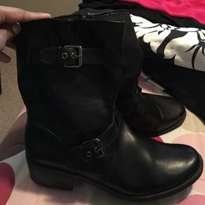 Anne Klein motorcycle boots.