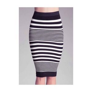 💔SOLD in Bundle!! Bebe Striped Skirt