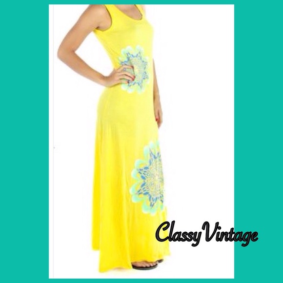 ClassyVintage Dresses & Skirts - Stunning yellow maxi. ⚡️🆕⚡️
