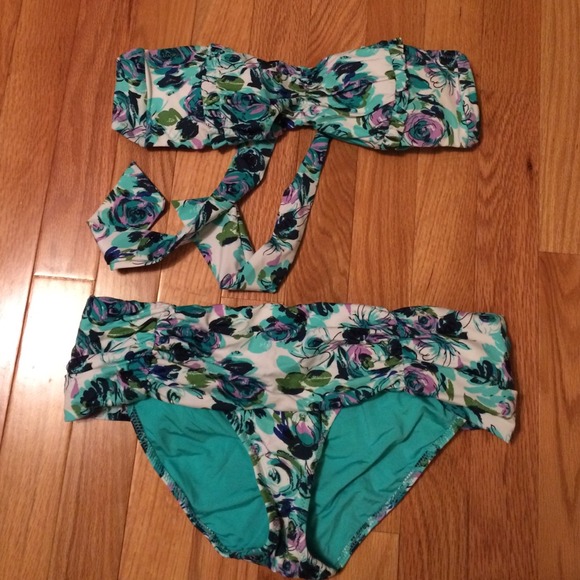 bandeau bikini set
