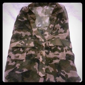 Sheer camo shirt