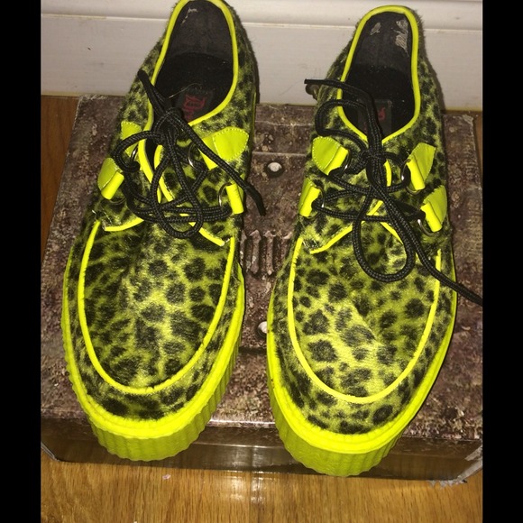 Yellow and Black Platform Creepers - Picture 3 of 4