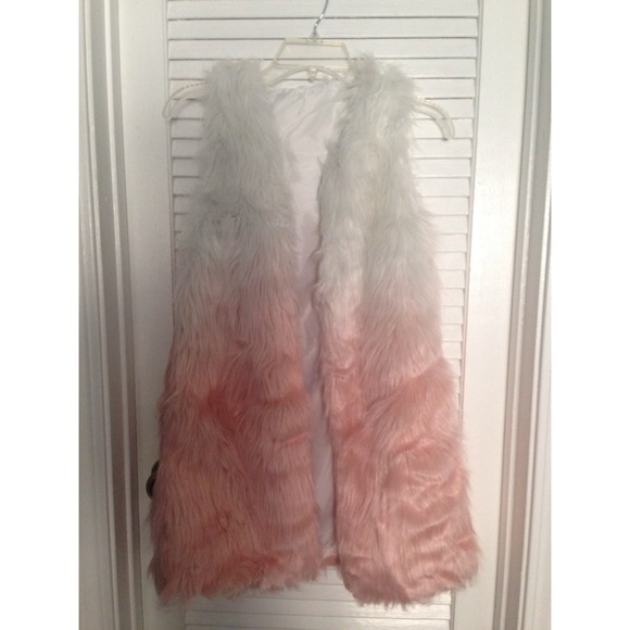 💛FLASHSALE💛Ombré faux fur vest