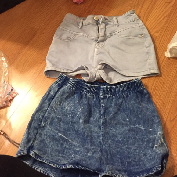 High waisted shorts