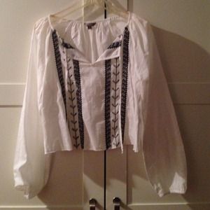 Rubbish white pirate shirt