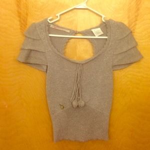 Very cute sparkly grey sweater