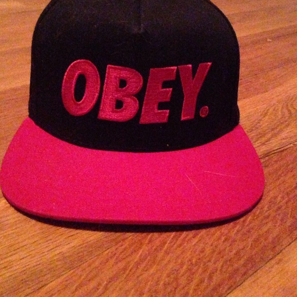 red and black obey SnapBack