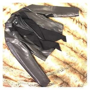 I.n.c international leather motto jacket