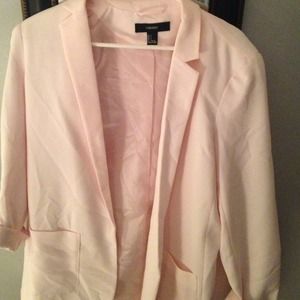 Pale pink blazer