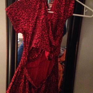 Cut out backless dress