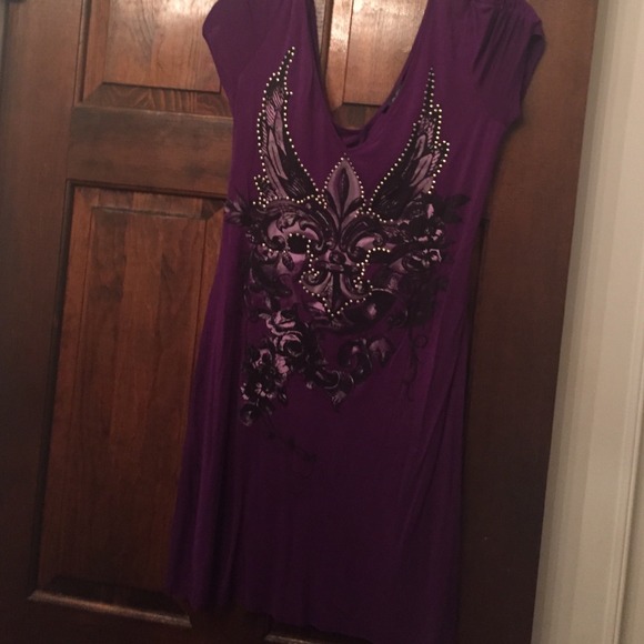 Purple dress