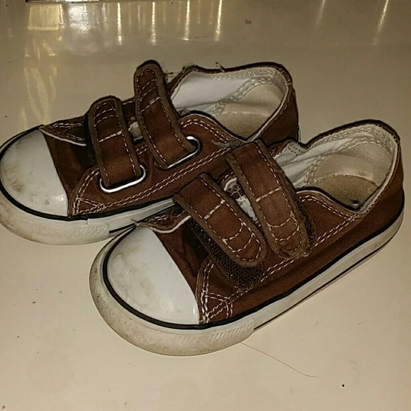 Converse brown and gray  toddlers size 7