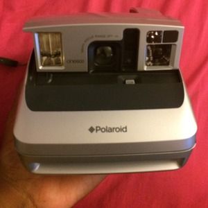 Polaroid one600 with film already inside.